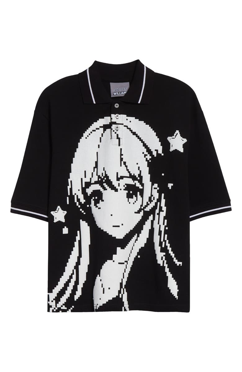 Ashley Williams Manga Poster Polo, Alternate, color,