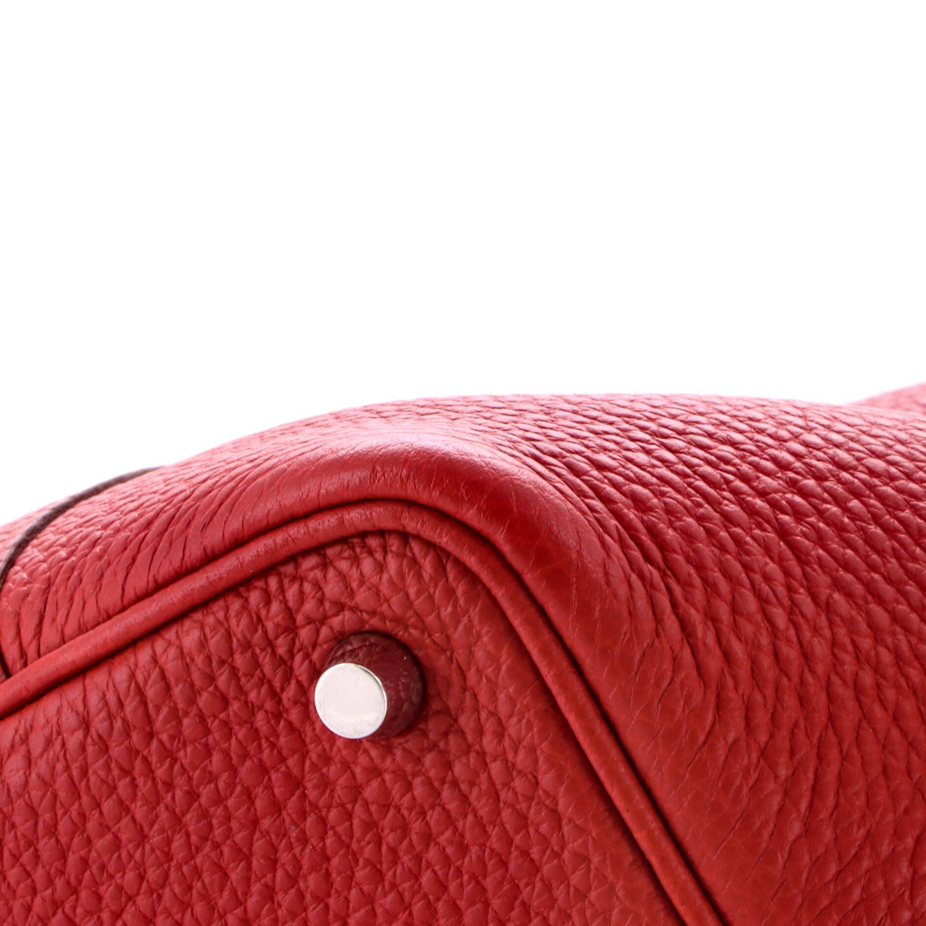 Pre-Owned Hermes Picotin Lock Bag Clemence PM, Alternate, color, Rouge Garance