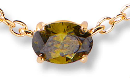 Brook & York Willow Birthstone Layering Necklace In Gold August