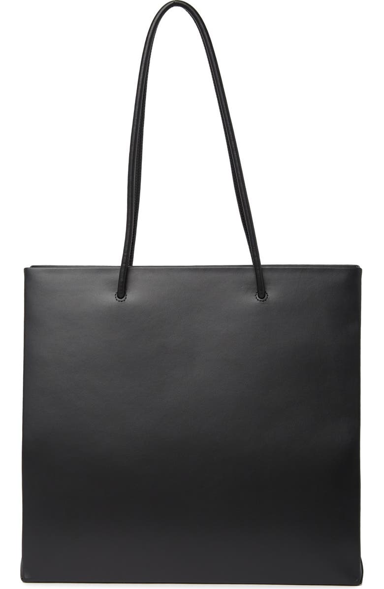 Moschino Two-Tone Logo Tote Bag, Alternate, color,