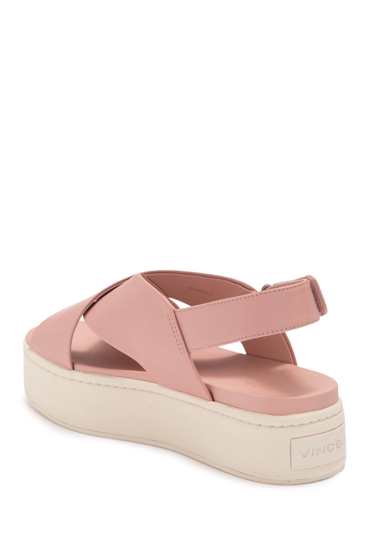 Vince Weslan Leather Platform Slingback Sandal, Alternate, color, 