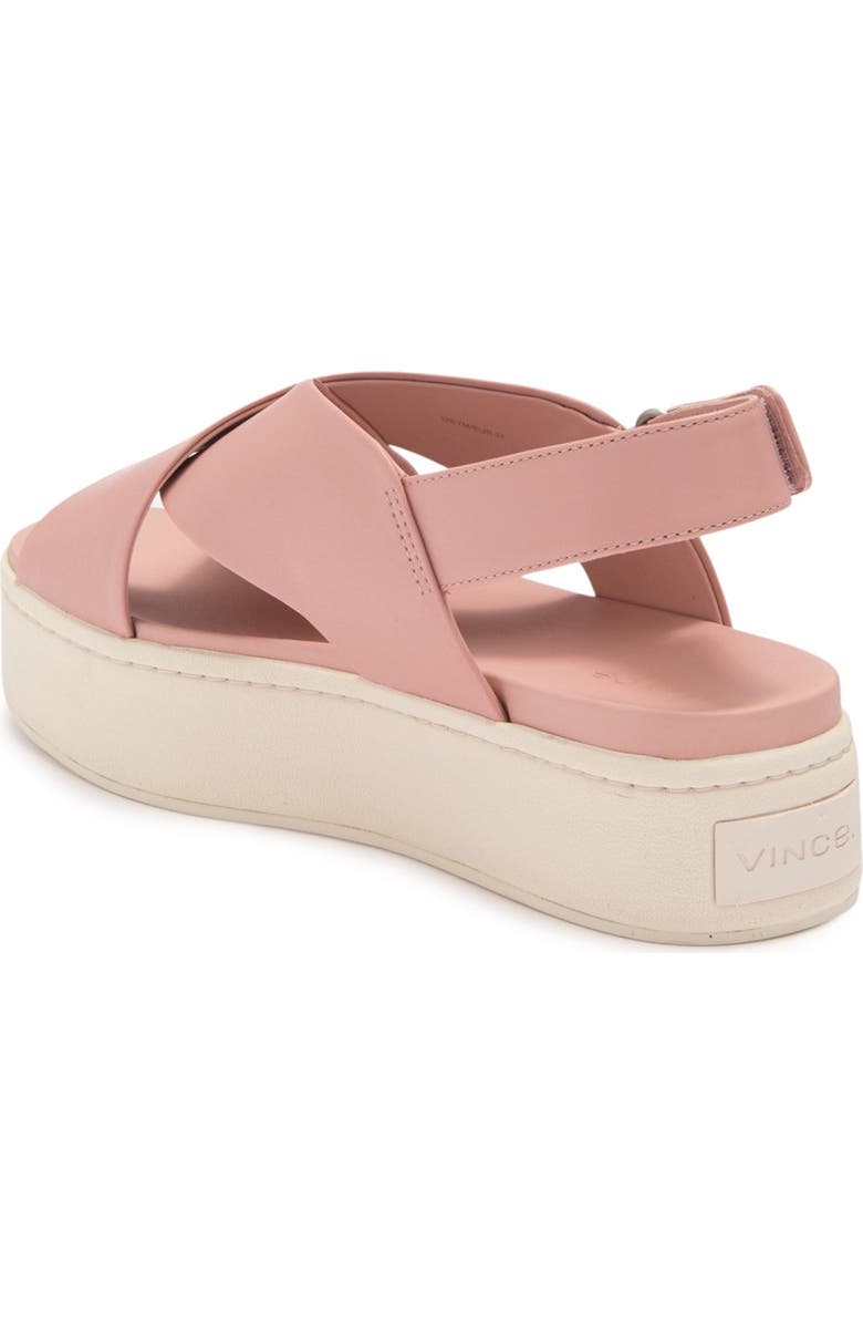 Vince Weslan Leather Platform Slingback Sandal, Alternate, color,
