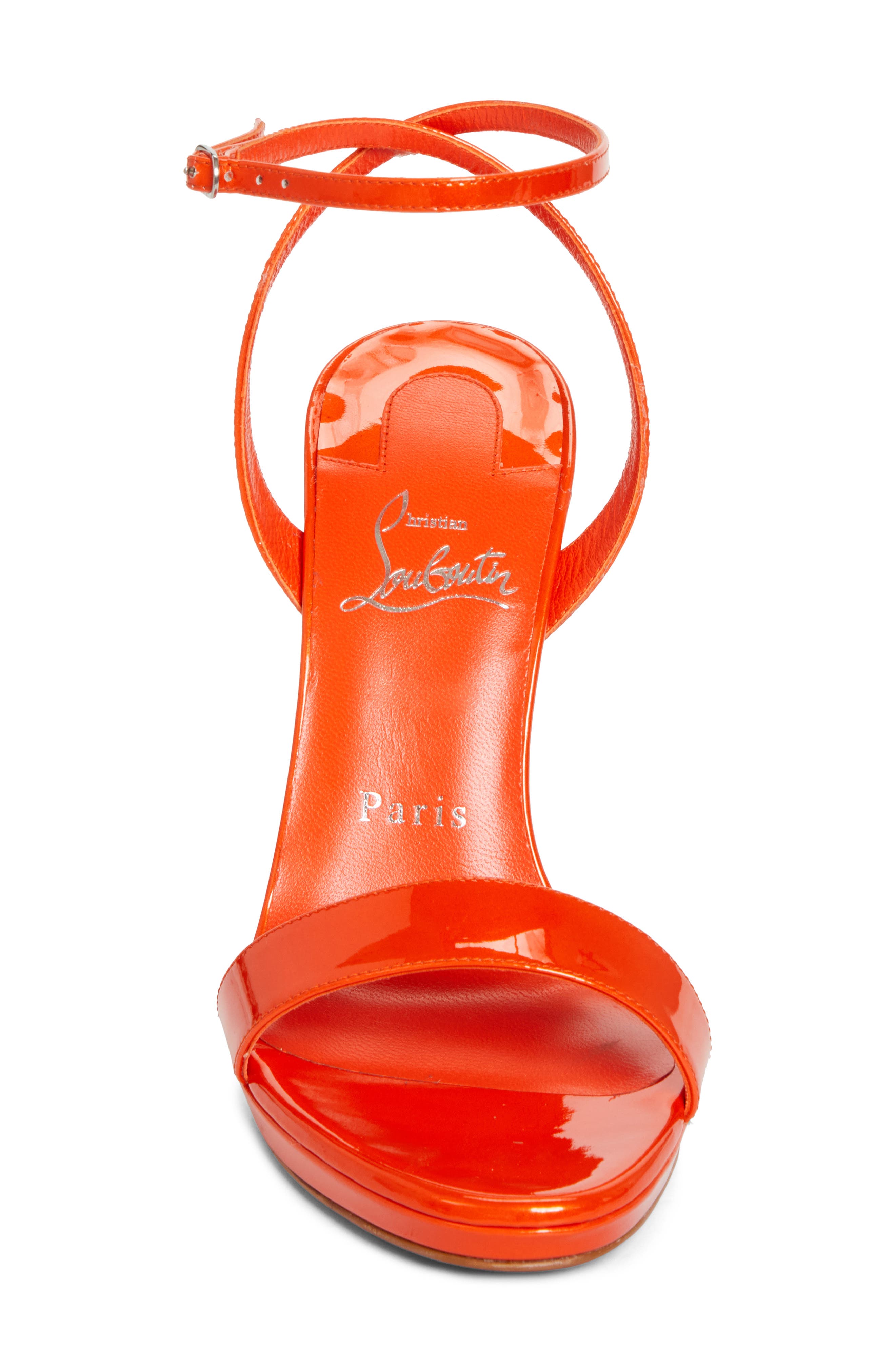 Christian Louboutin Miss Z Queen Sandal, Alternate, color, Magma/ Lin Magma