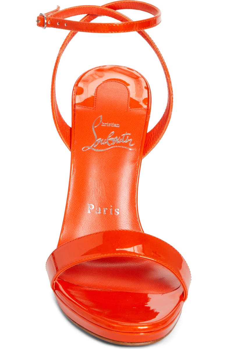 Christian Louboutin Miss Z Queen Sandal, Alternate, color, Magma/ Lin Magma