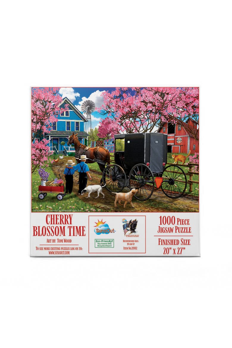 Cherry Blossom Time 1000 piece Jigsaw Puzzle for Adults, Alternate, color, Multicolor