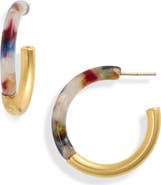 Madewell Small Half Acetate Hoop Earrings