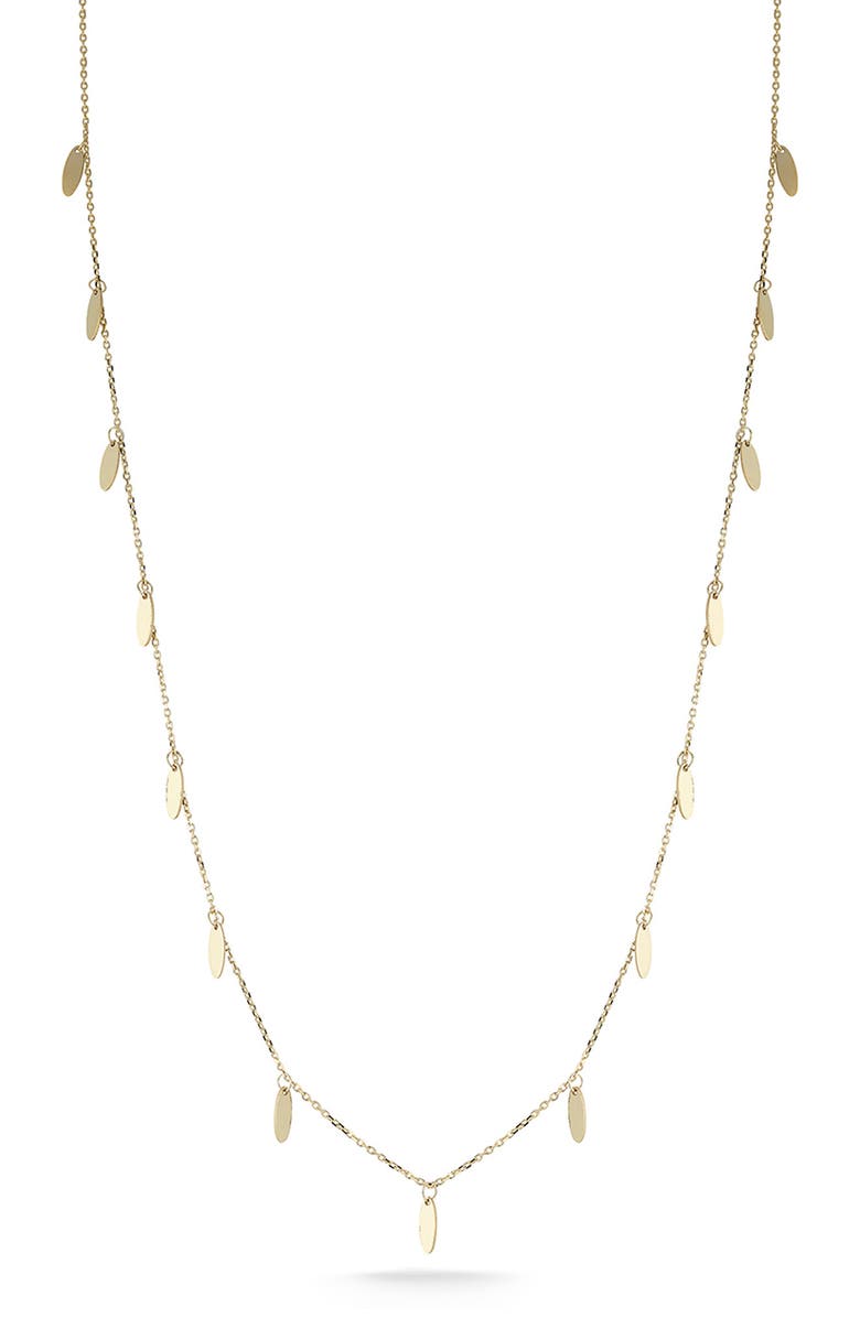 Ember Fine Jewelry 14K Gold Charm Necklace, Main, color, Gold