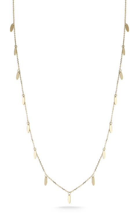 14K Gold Charm Necklace