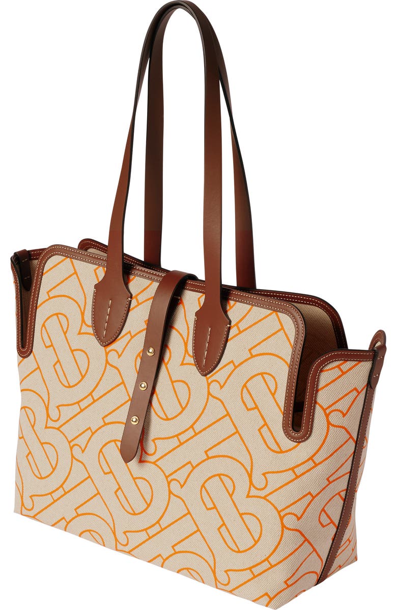 Burberry Medium Soft Cotton Canvas Belt Bag, Alternate, color,