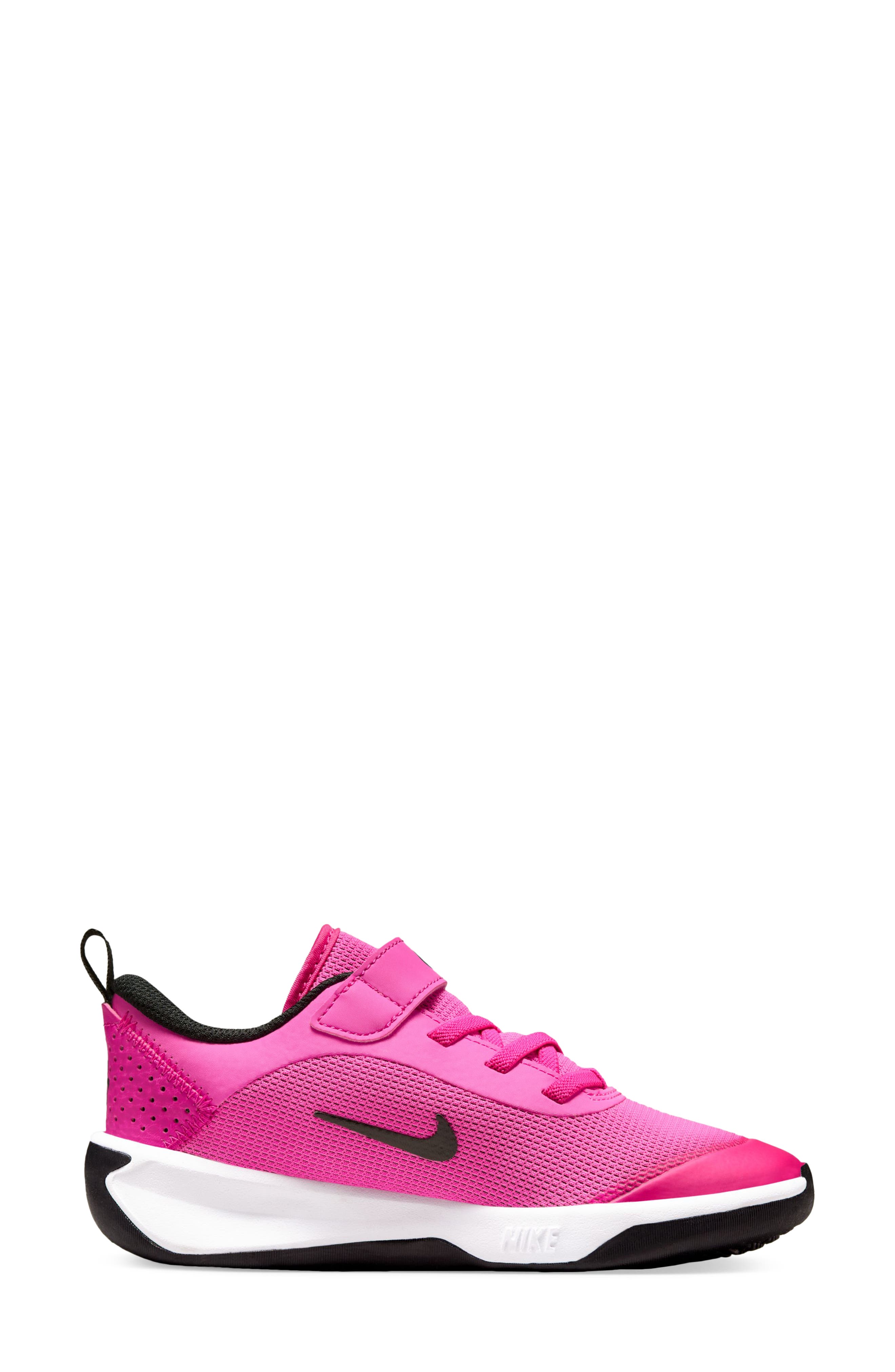 Kids' Omni Multi-Court Sneaker, Alternate, color, LASER FUCHSIA/ BLACK/ WHITE