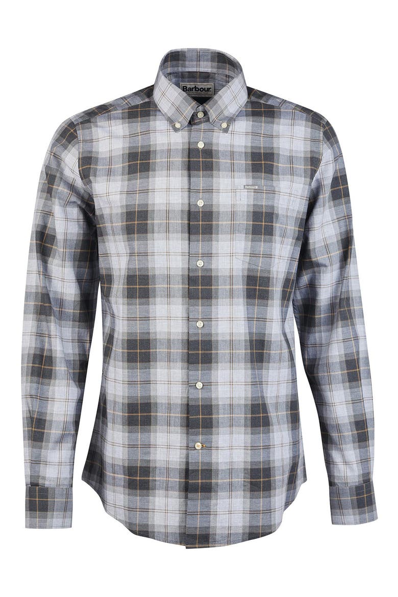 Wetheram Tailored Fit Button-Down Shirt, Alternate, color, GREYSTONE