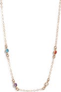 Set & Stones Multibirthstone Station Necklace