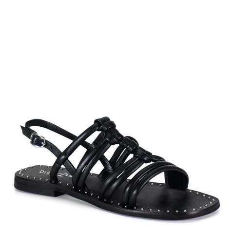 MOS SAIC Knotted Tube Leather Sandal