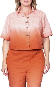 Standards & Practices Dip Dye Crop Jacket