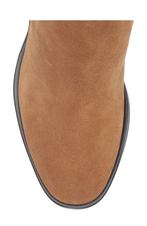 Dolce Vita Leland Suede Block Heel Boot In Brown