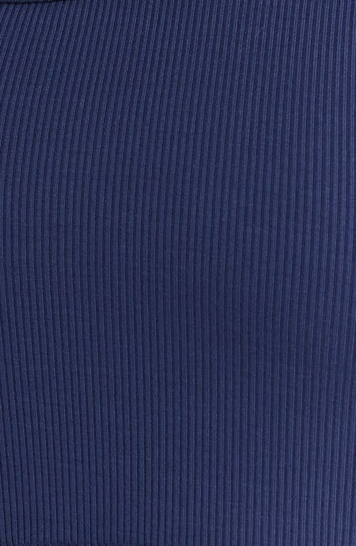 Tomboyx Essentials Rib Sports Bra In Blue