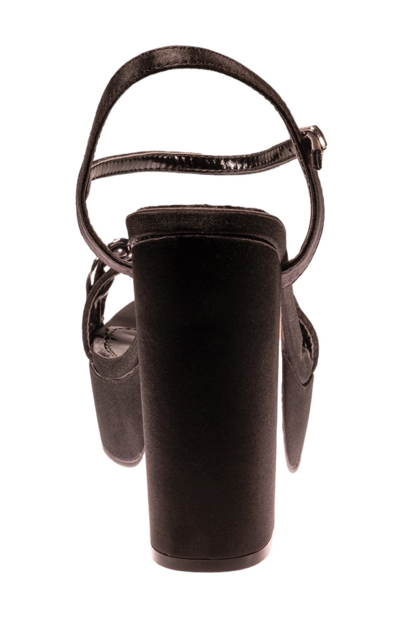 LADY COUTURE Dance Block Heel Sandal, Alternate, color, Black