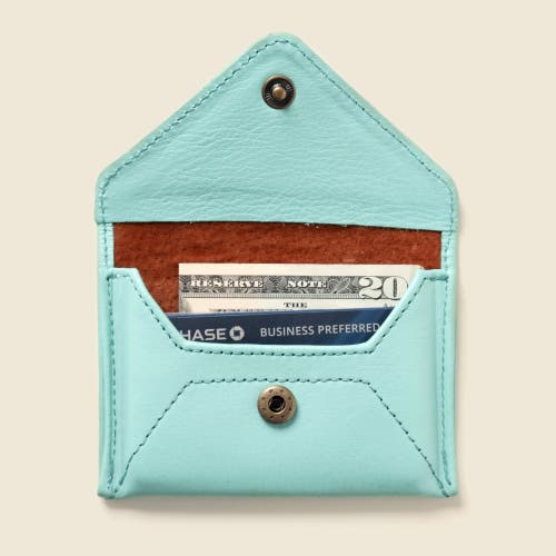 Casupo Mini Envelope Wallet With Rfid Protection In Blue