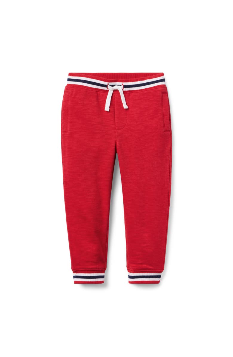 Janie and Jack The Stripe French Terry Jogger, Main, color, 