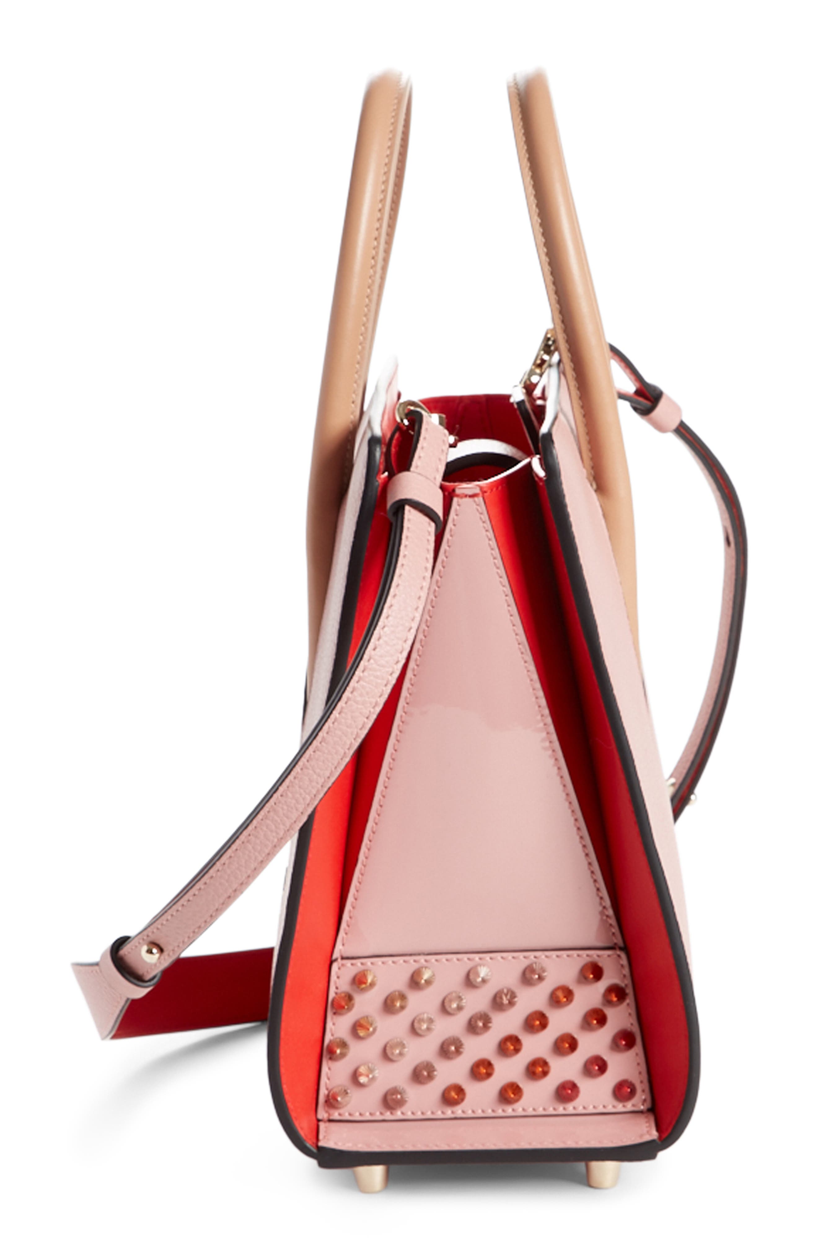 Christian Louboutin Small Paloma Empire Leather Tote, Alternate, color, 