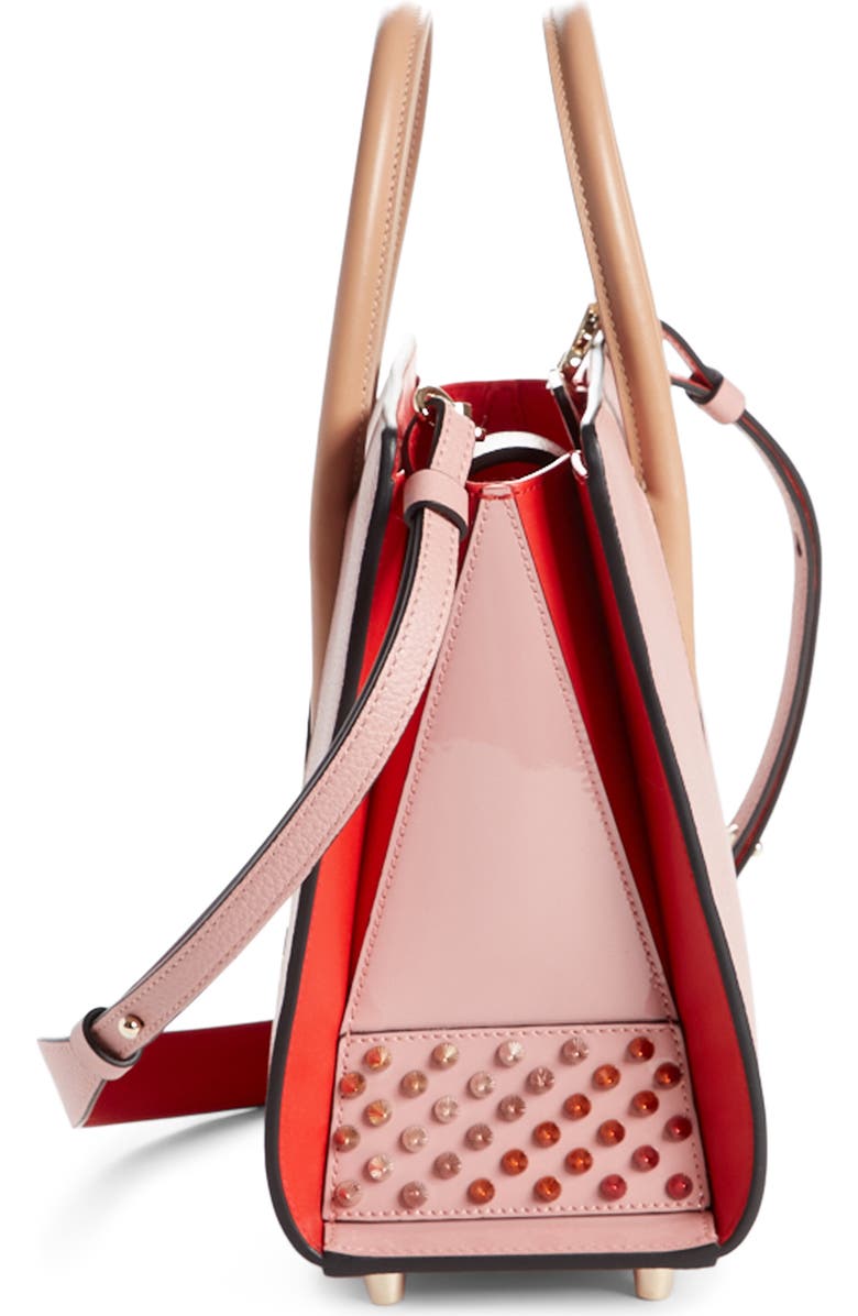 Christian Louboutin Small Paloma Empire Leather Tote, Alternate, color,
