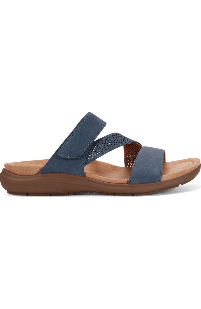 Easy Spirit West Slide Sandal, Alternate, color, Medium Blue