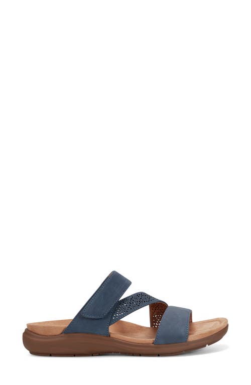 Easy Spirit West Slide Sandal In Medium Blue