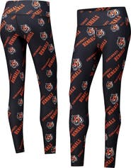 CONCEPTS SPORT Women's Concepts Sport Black Cincinnati Bengals Breakthrough Allover Print Knit Sleep Leggings