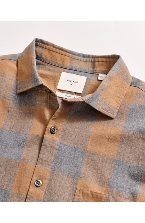 Billy Reid Pickwick Buffalo Check Cotton Button-up Shirt In Animal Print