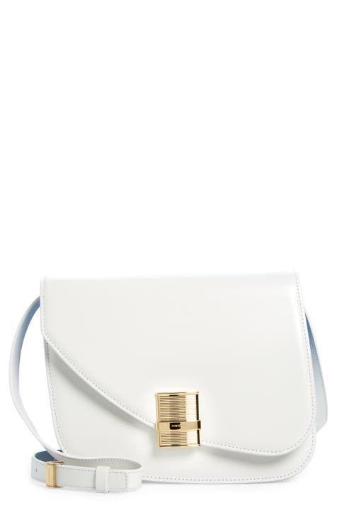 Designer white leather handbags sale