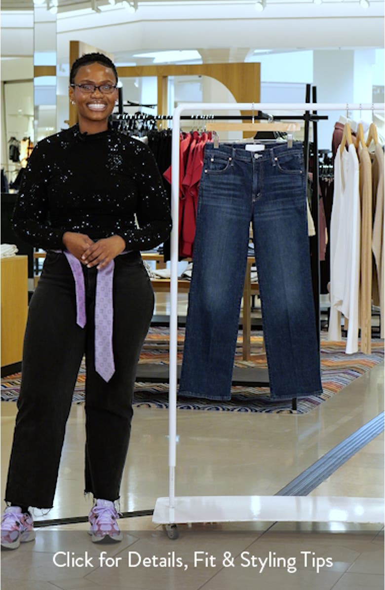 Lil' Kick It High Waist Straight Leg Jeans, sales video thumbnail