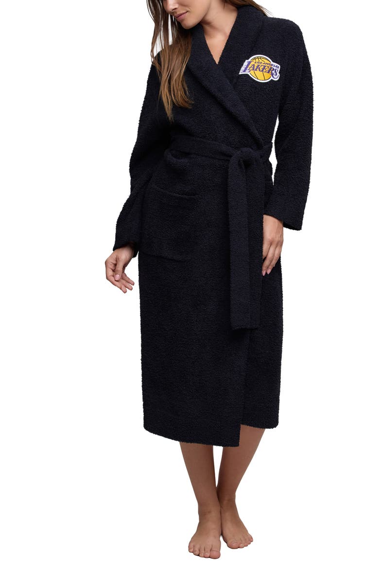 Gender Inclusive Los Angeles Lakers CozyChic Robe, Alternate, color, BLACK MULTI