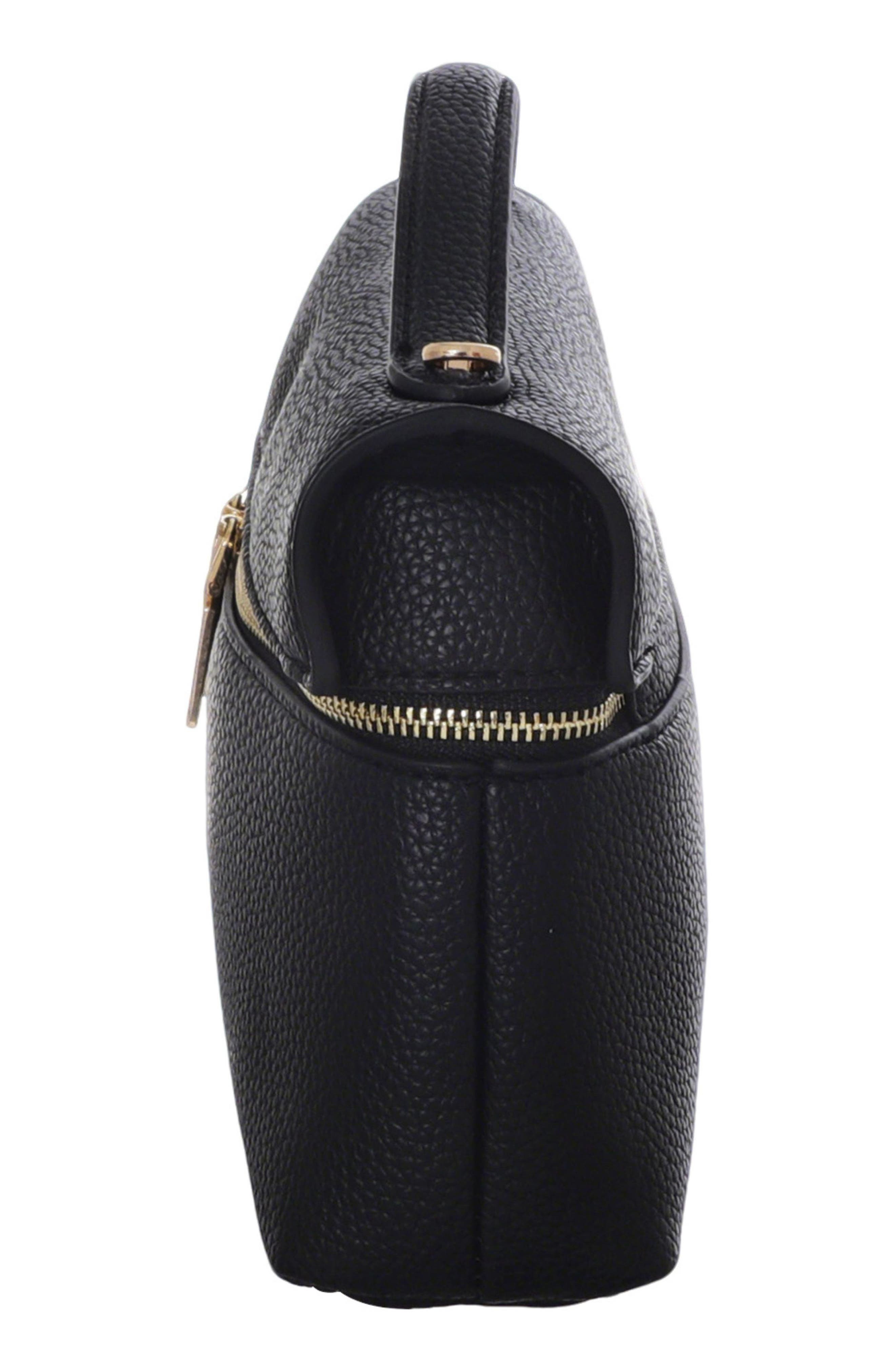 Adornia Top Handle Bag, Alternate, color, Black