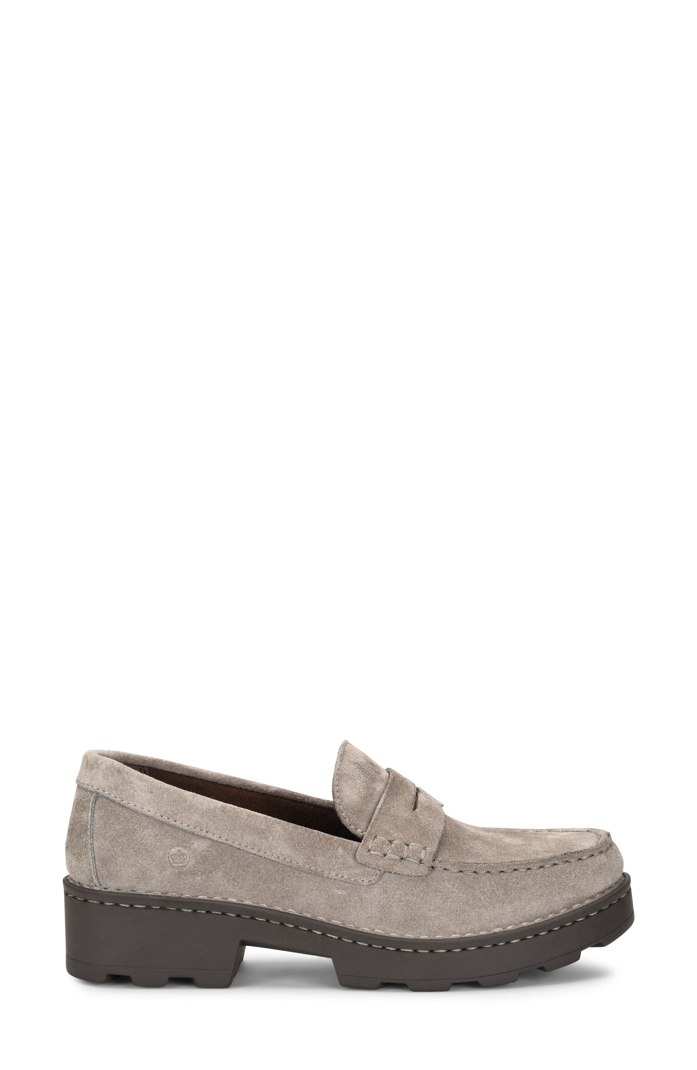 Carrera Suede Loafer, Alternate, color, TAUPE SUEDE