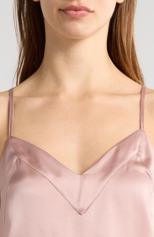 Nordstrom Sandwashed Silk Chemise In Pink Puff