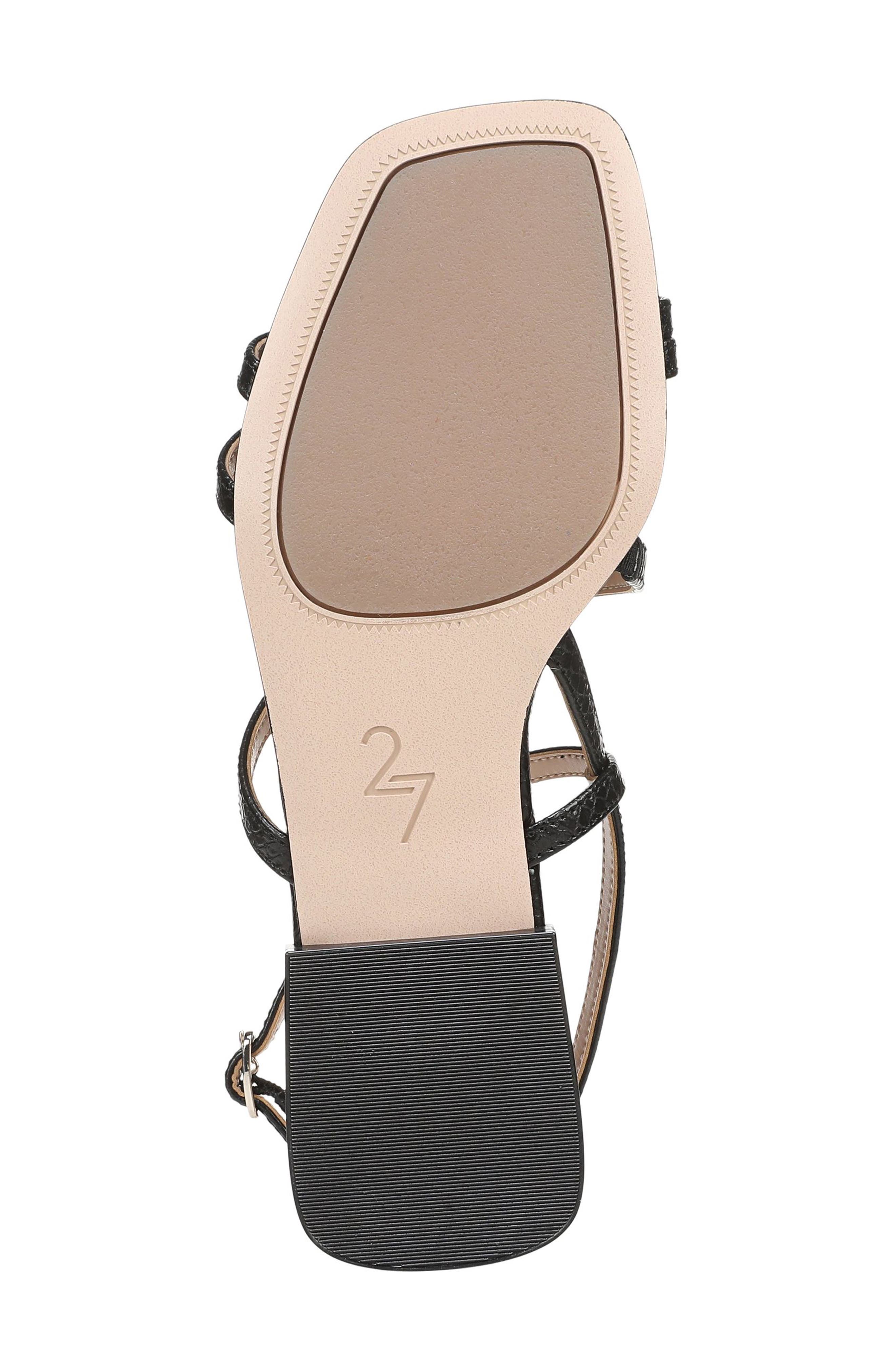 27 EDIT Naturalizer Nillie Ankle Strap Sandal, Alternate, color, Black