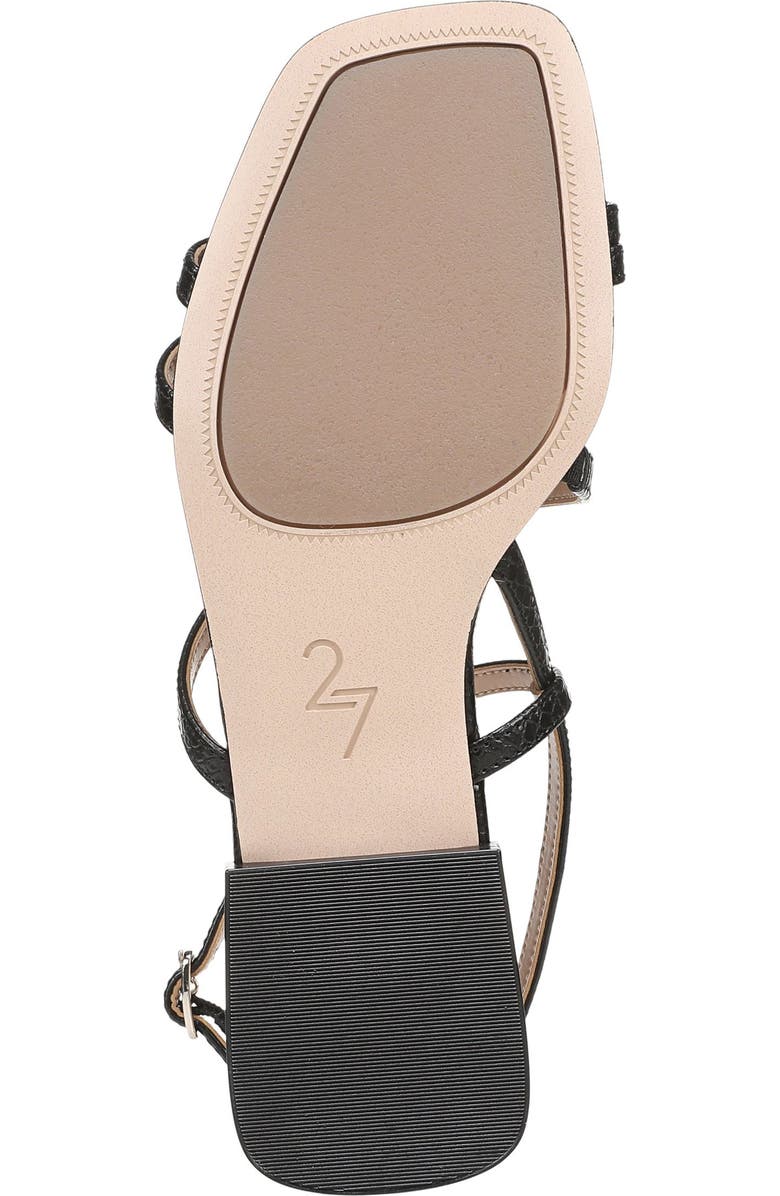 27 EDIT Naturalizer Nillie Ankle Strap Sandal, Alternate, color, Black