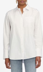 FRAME The Boy Cotton Button-Up Shirt