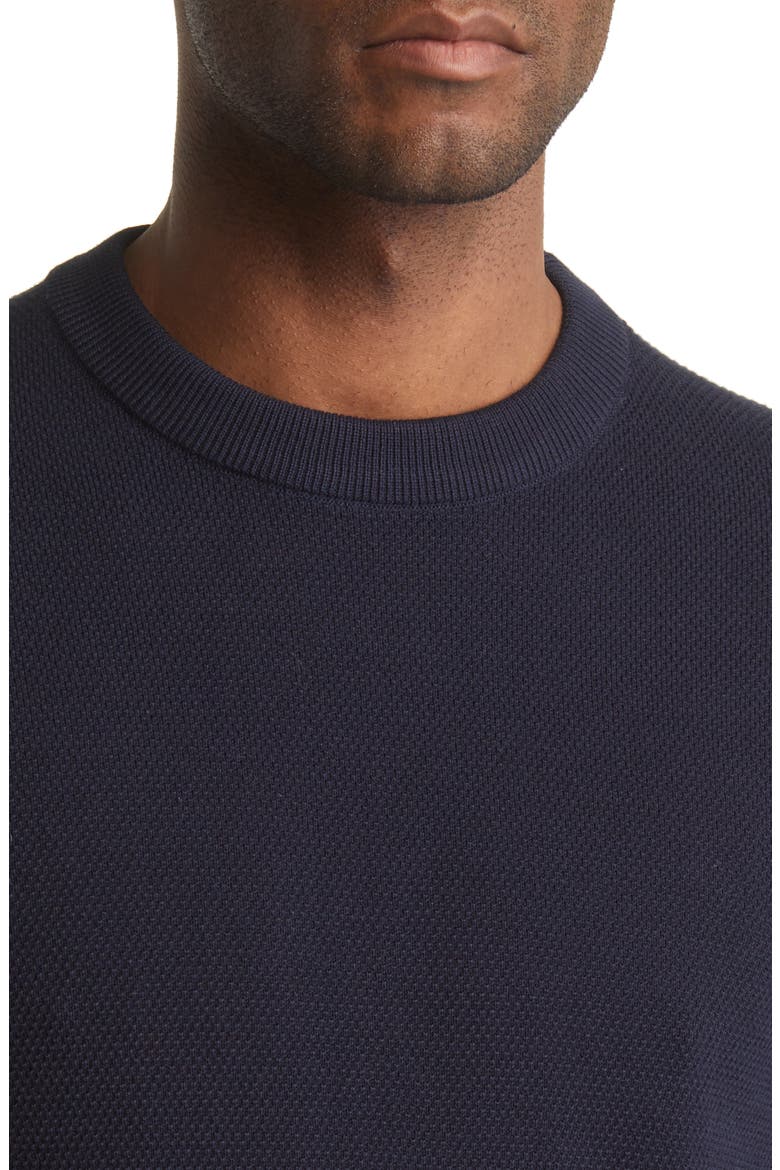 Ecaio Solid Crewneck Sweater, Alternate, color, DK BU