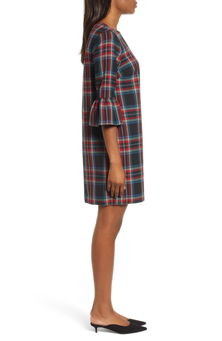 vineyard vines Greenwich Jolly Plaid Shift Dress, Alternate, color,