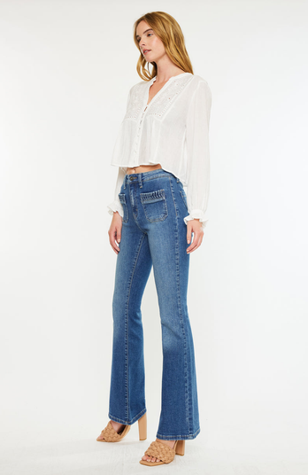 Kasey High Rise Flare Jeans