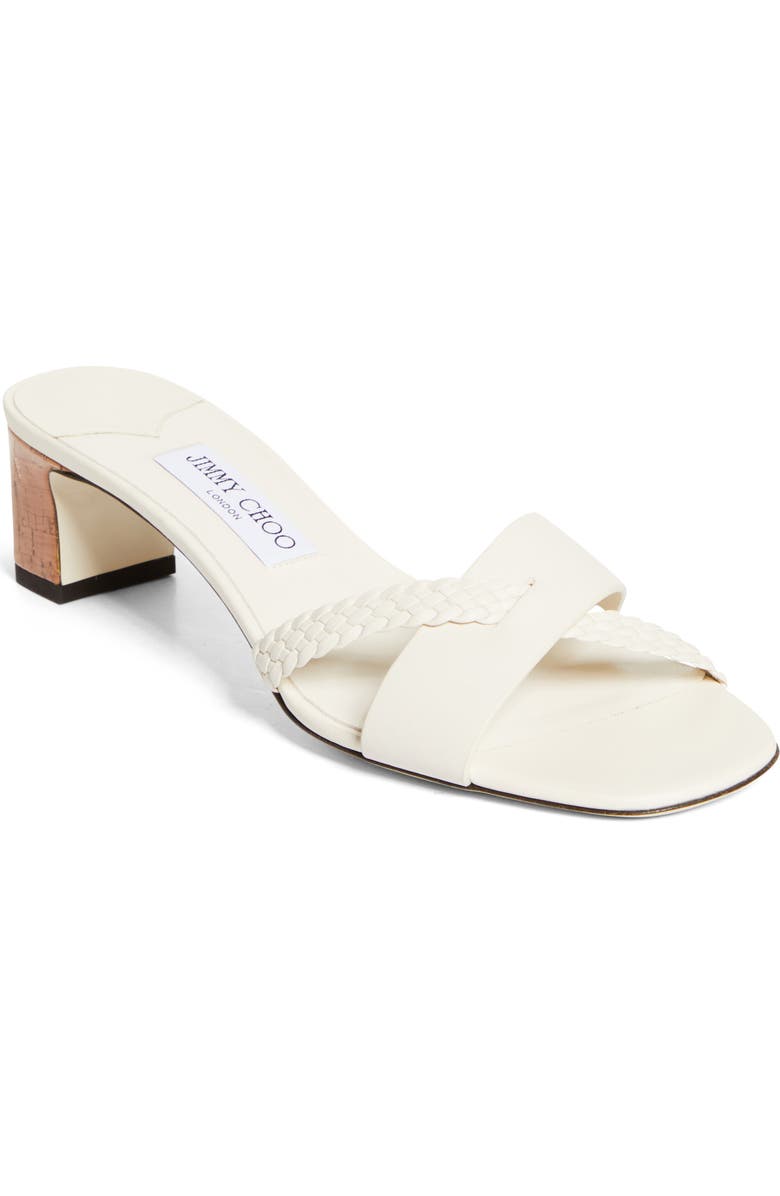Jimmy Choo Rori Slide Sandal, Main, color, Latte/ Toasty
