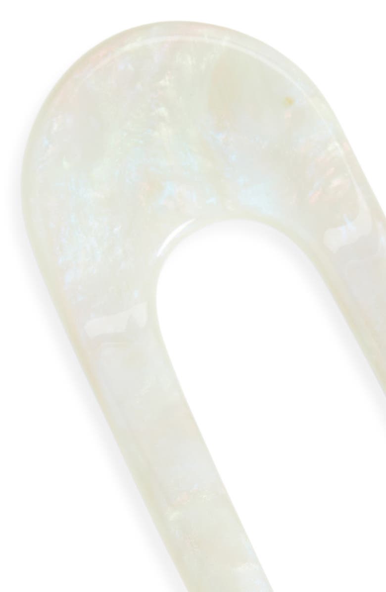 MACHETE French Hair Pin, Alternate, color, Ivory/ Astral Mint
