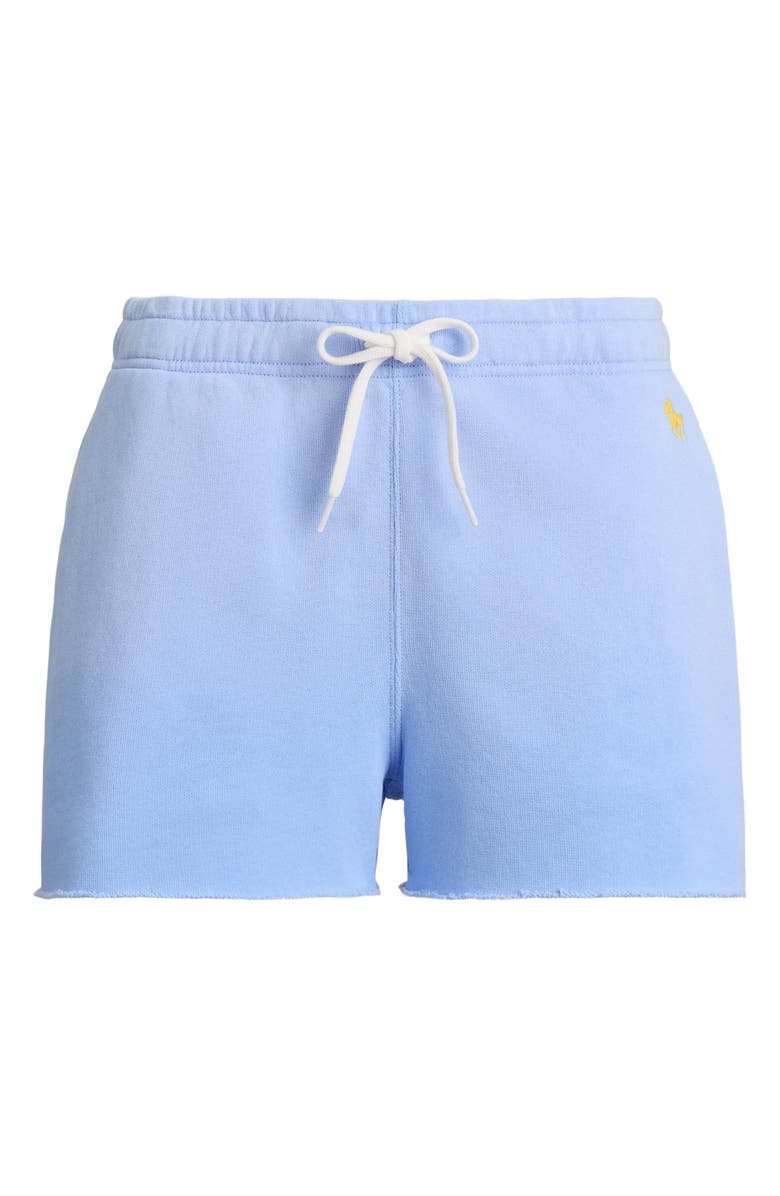Polo Ralph Lauren Lightweight Fleece Drawstring Shorts, Alternate, color, Baby Blue