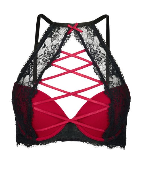 Adore Me Milena Push Up Demi Bra In Black