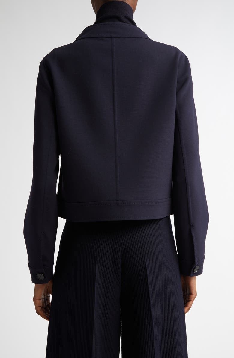 Max Mara Lamine Stretch Virgin Wool Jacket, Alternate, color, Ultramarine