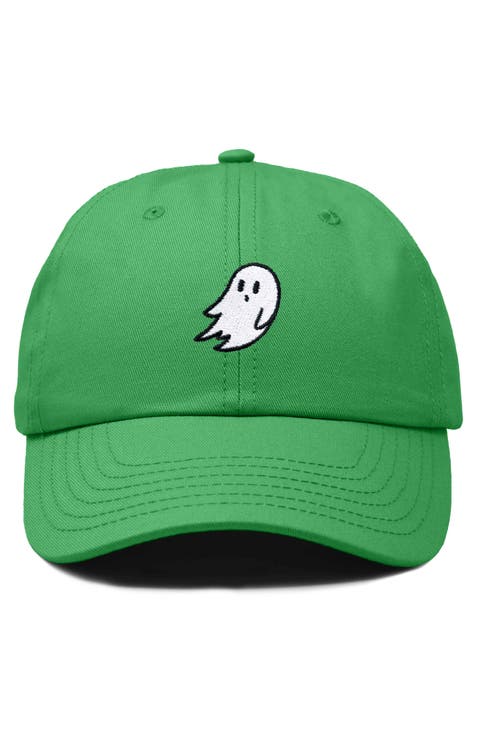 Ghost Embroidered Low Crown Cap
