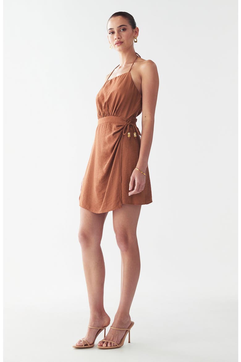 Roma Dress, Alternate, color, Rust Brown