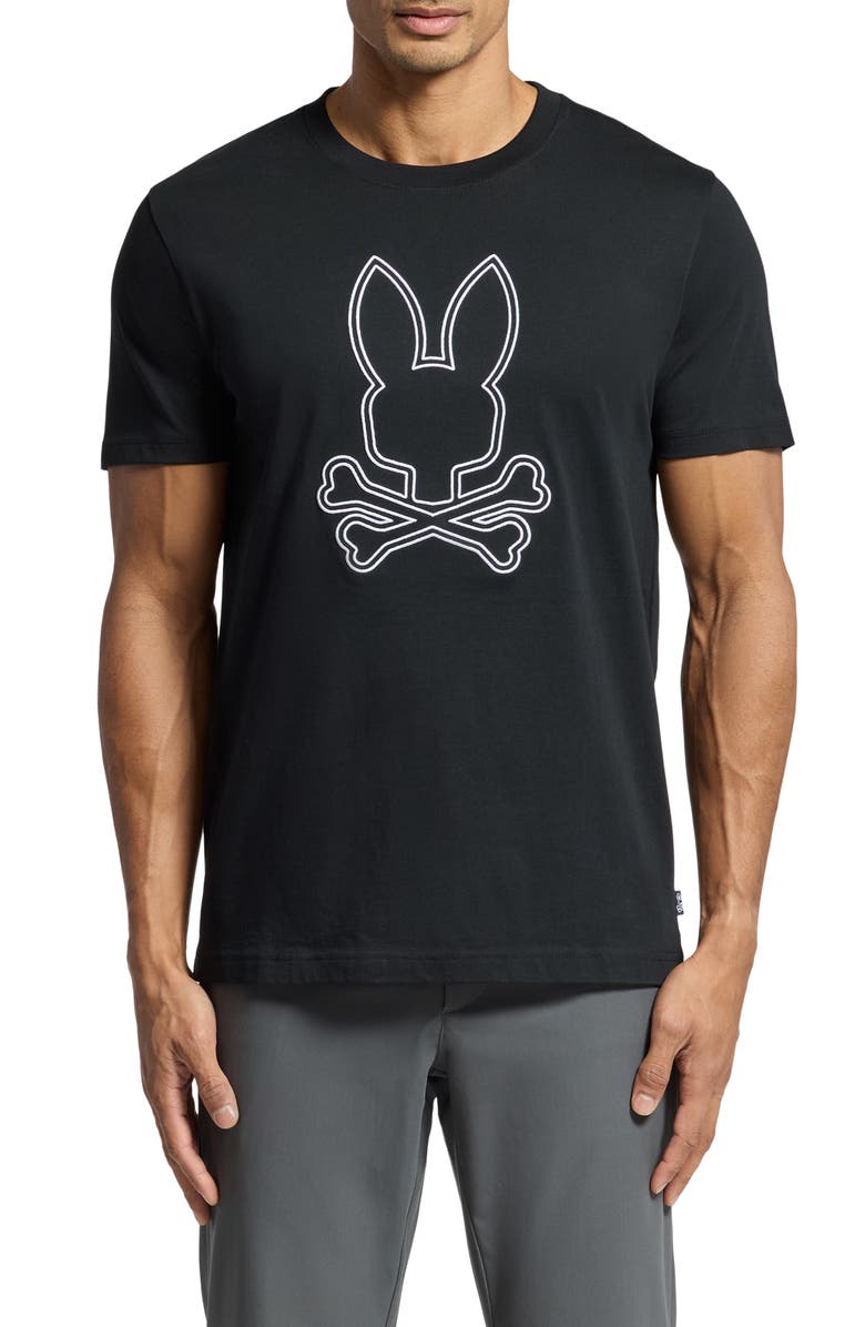 Psycho Bunny Durango Embroidered Bunny T-Shirt, Main, color,