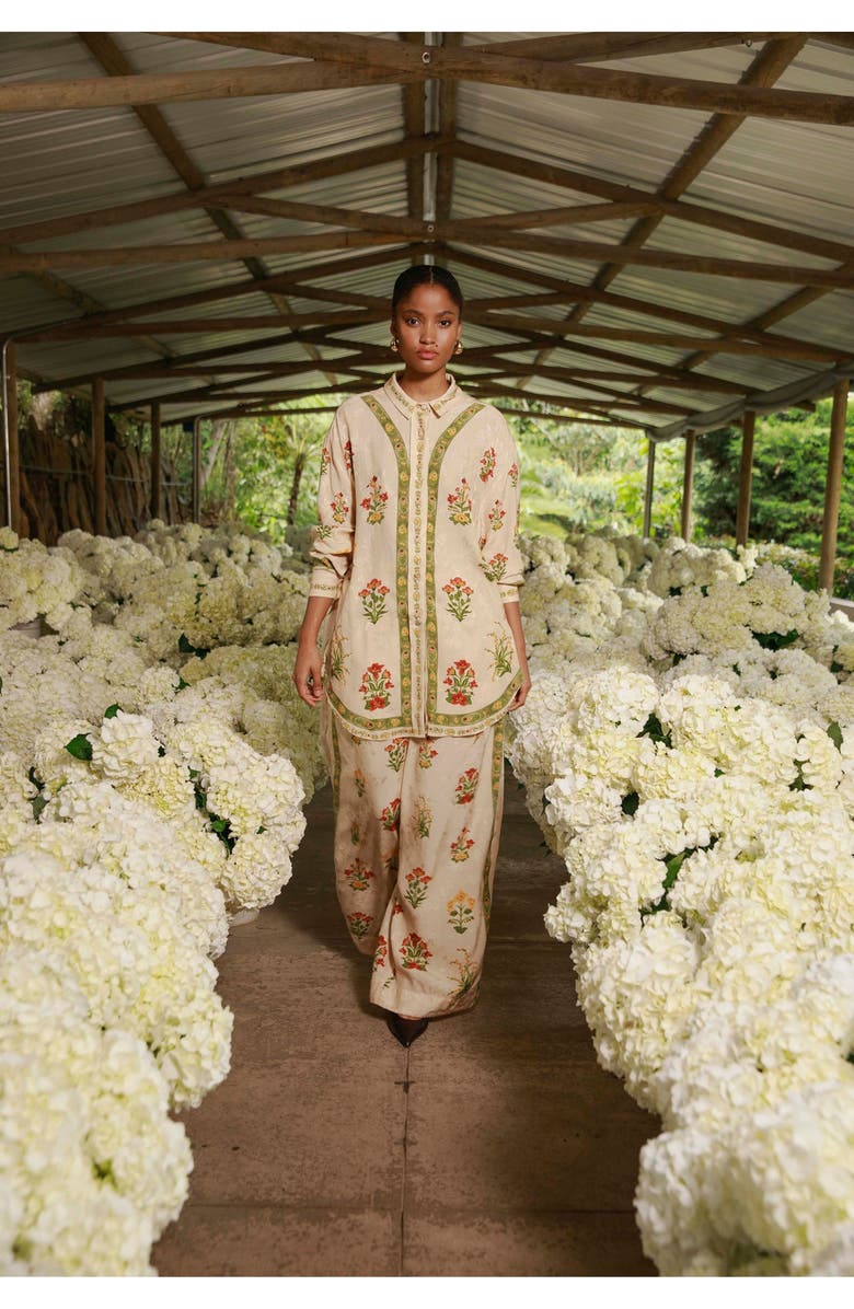 Agua by Agua Bendita Tota Canna Trousers, Alternate, color, Multi